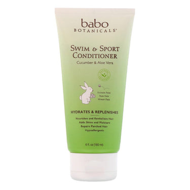 Swim & Sport Conditioner, Cucumber & Aloe Vera - Babo Botanicals